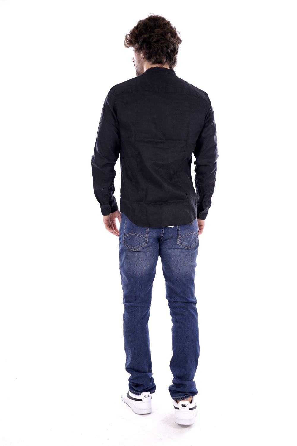 Camicia GIANNI LUPO da Uomo - nero GL7620S-S25BLK
