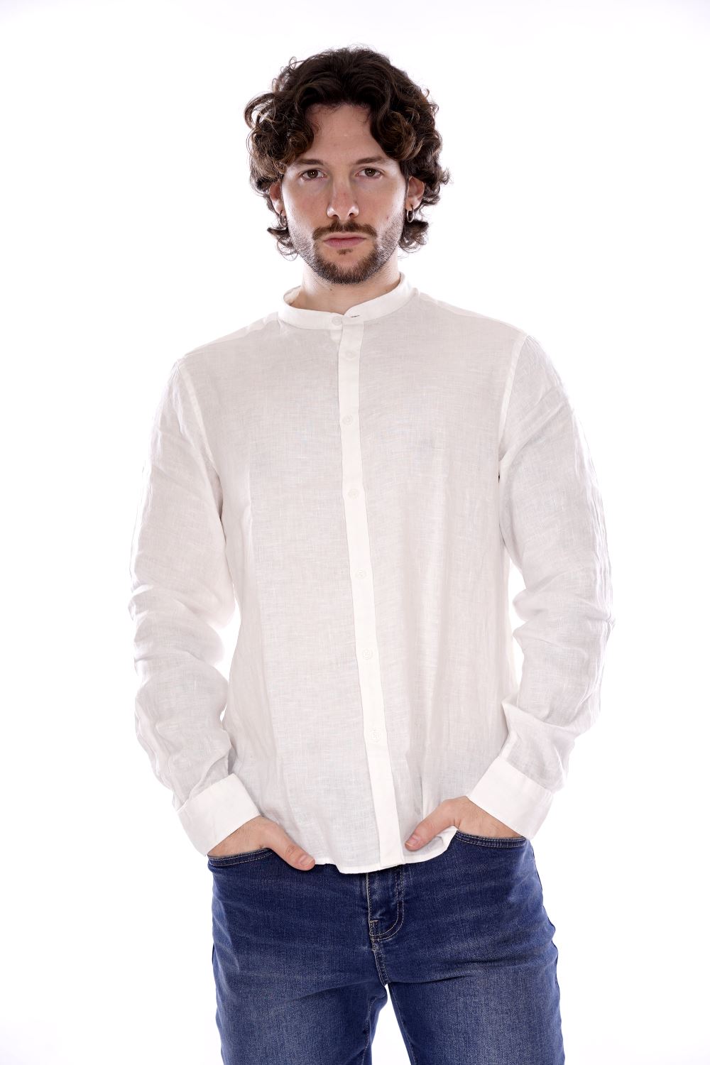 Camicia GIANNI LUPO da Uomo - bianco GL7620S-S25WHT