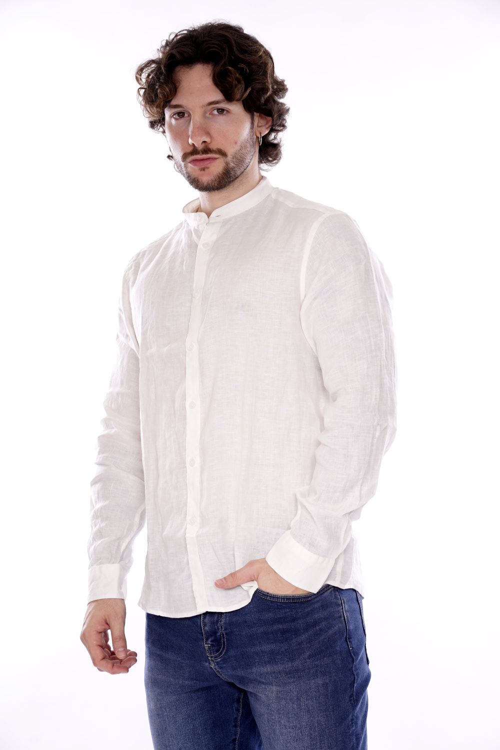 Camicia GIANNI LUPO da Uomo - bianco GL7620S-S25WHT