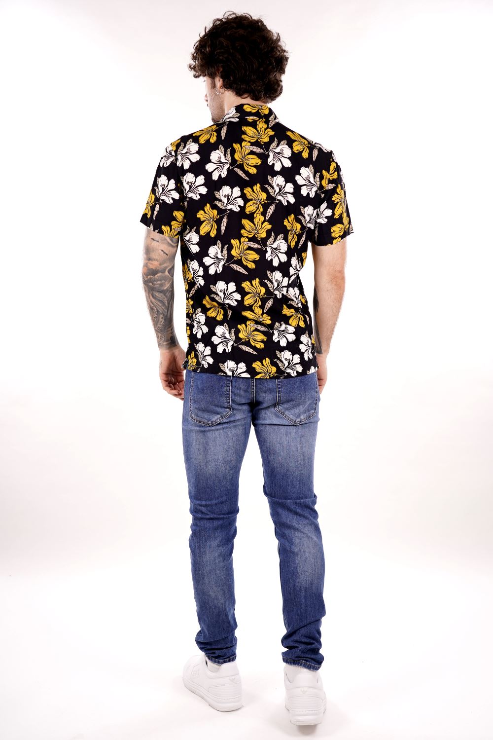 Camicia GIANNI LUPO da Uomo - nero GL7802SFIORI