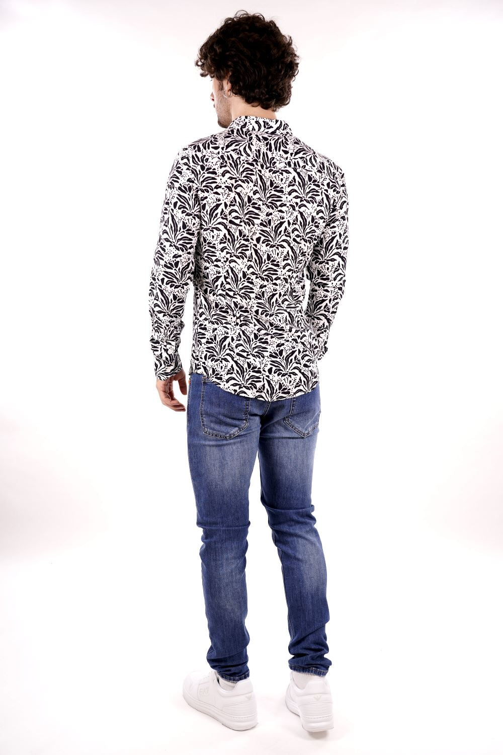 Camicia GIANNI LUPO da Uomo - nero GL7804SWHTBLK