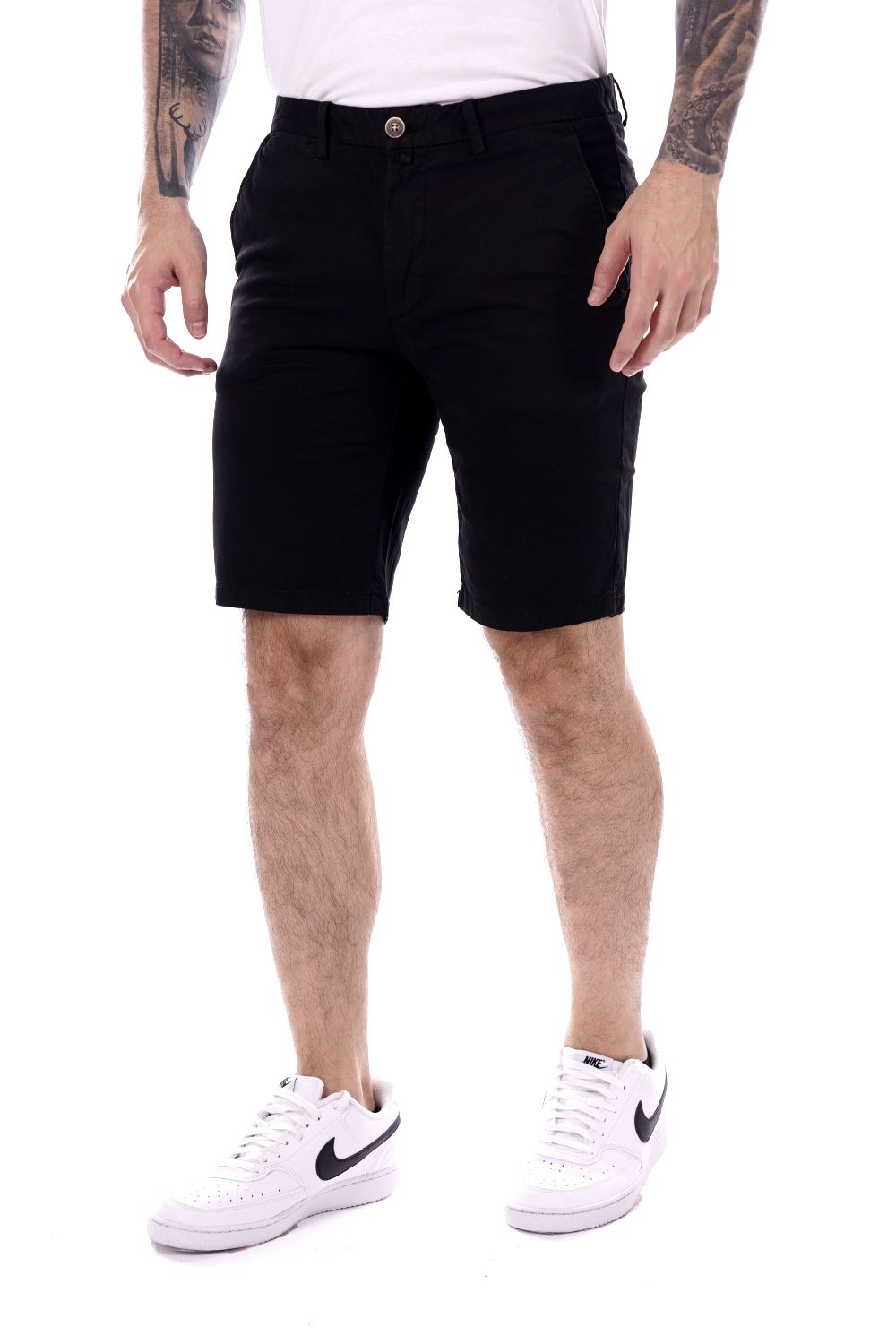 Bermuda GIANNI LUPO da Uomo - nero SALTON-S25BLK