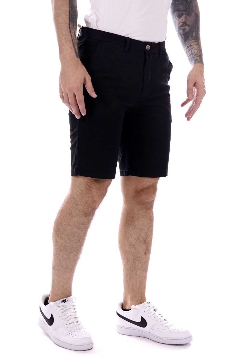 Bermuda GIANNI LUPO da Uomo - nero SALTON-S25BLK