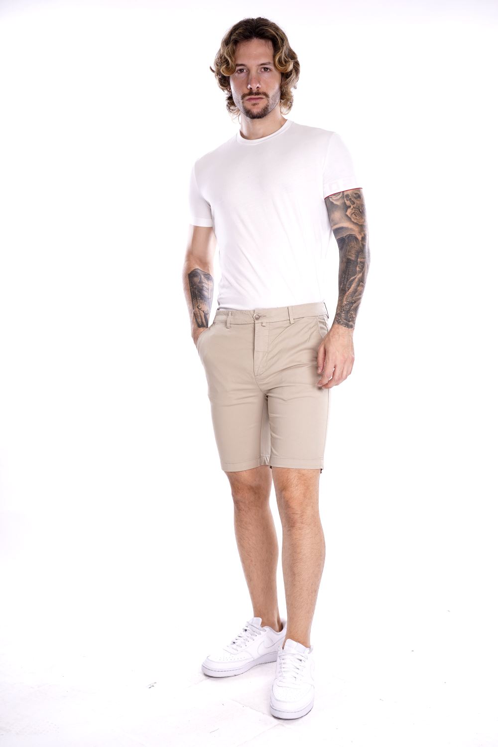Bermuda GIANNI LUPO da Uomo - beige SALTON-S25BEIGE
