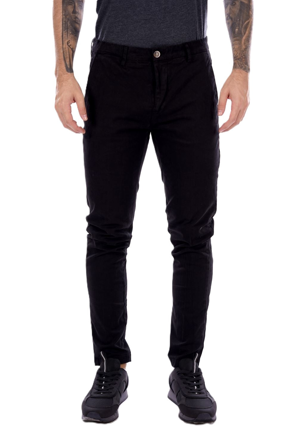 Pantalone GIANNI LUPO da Uomo - nero TAHOMA-S25BLK