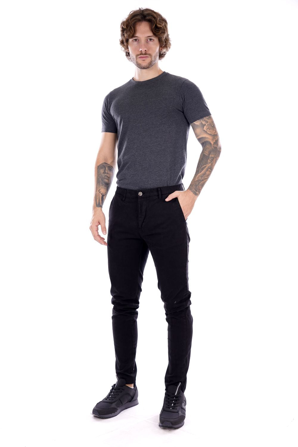 Pantalone GIANNI LUPO da Uomo - nero TAHOMA-S25BLK