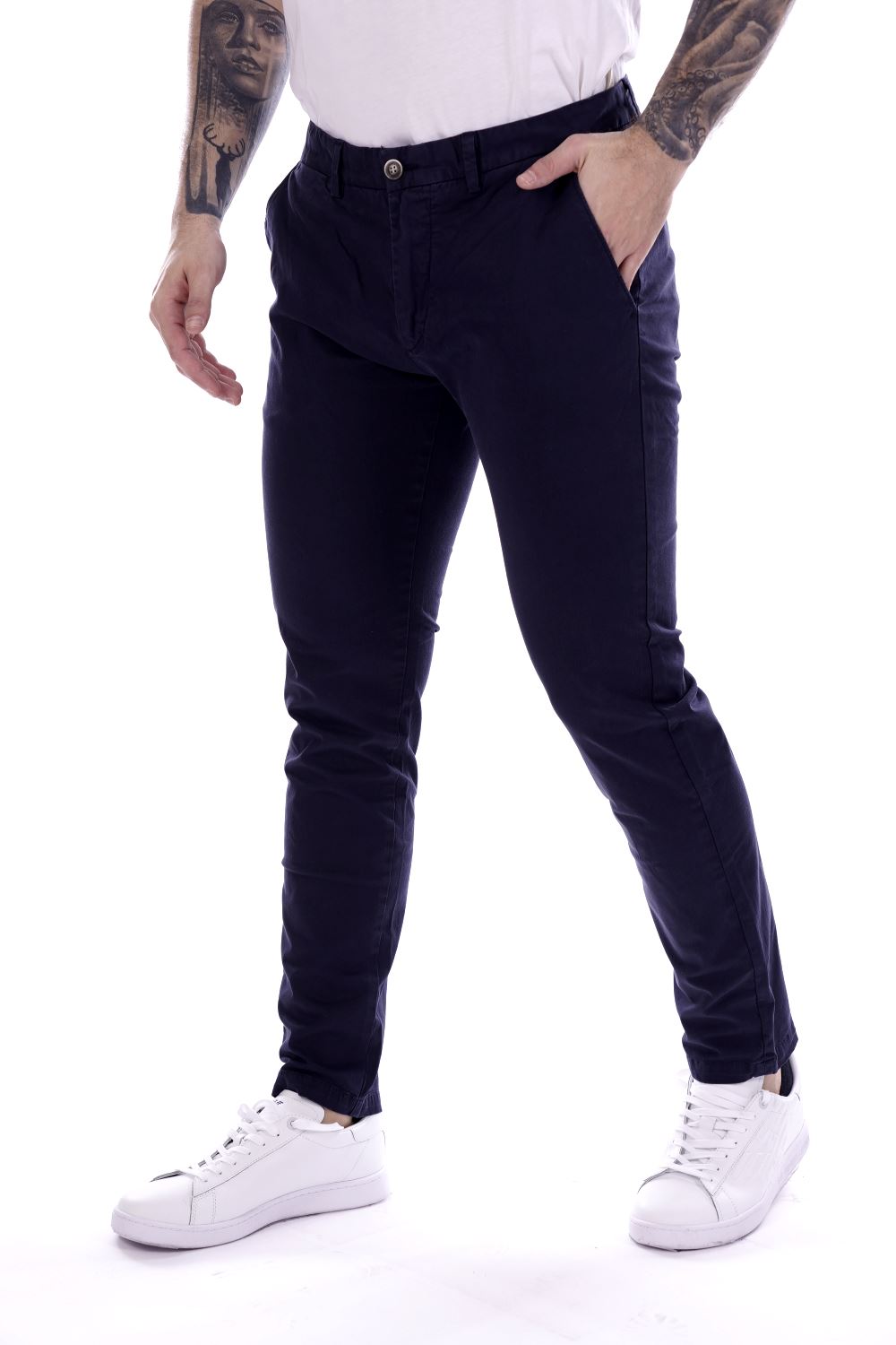 Pantalone GIANNI LUPO da Uomo - blu TAHOMA-S25NAVY