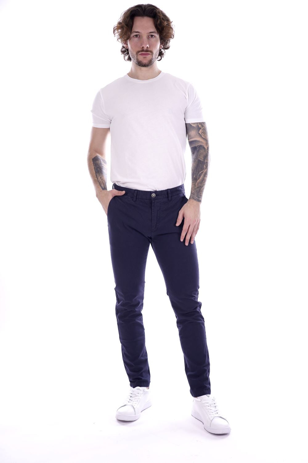 Pantalone GIANNI LUPO da Uomo - blu TAHOMA-S25NAVY