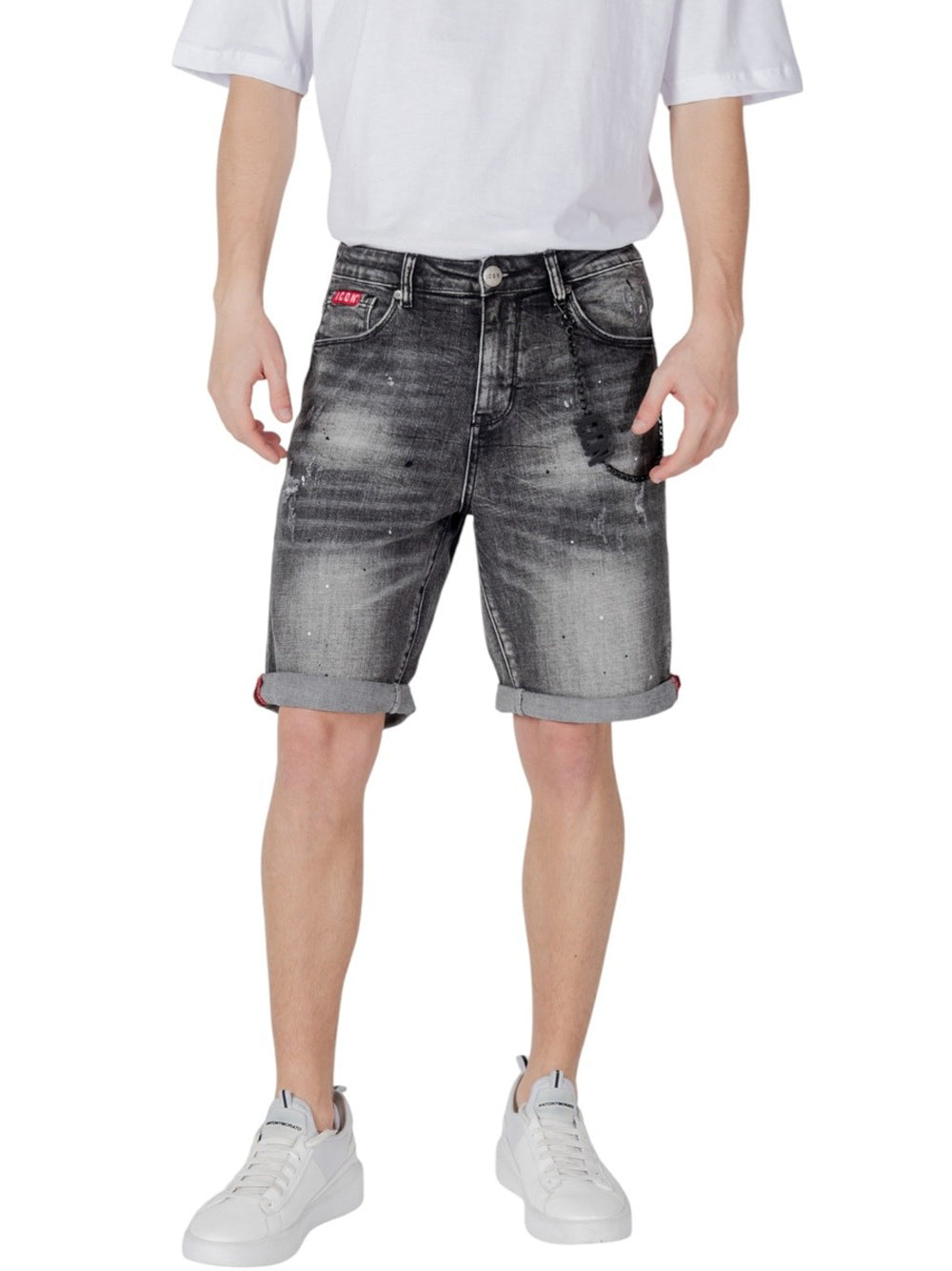 Bermuda ICON da Uomo - blu ICUS2S5D016BLUDENIM