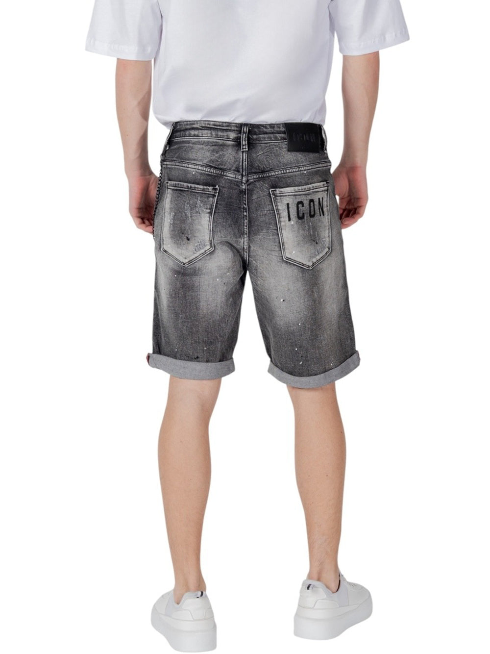 Bermuda ICON da Uomo - blu ICUS2S5D016BLUDENIM