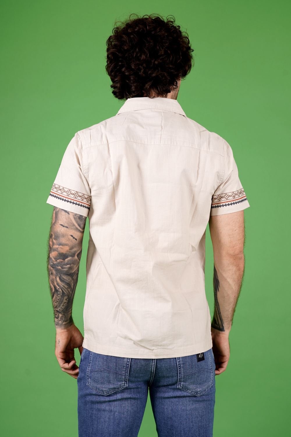 Camicia INDICODE da Uomo - beige 20520906