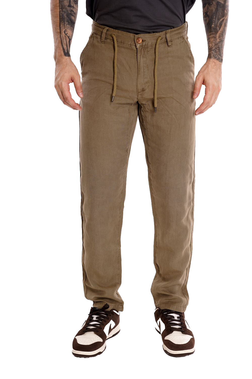 Pantalone INDICODE da Uomo - verde 60413617