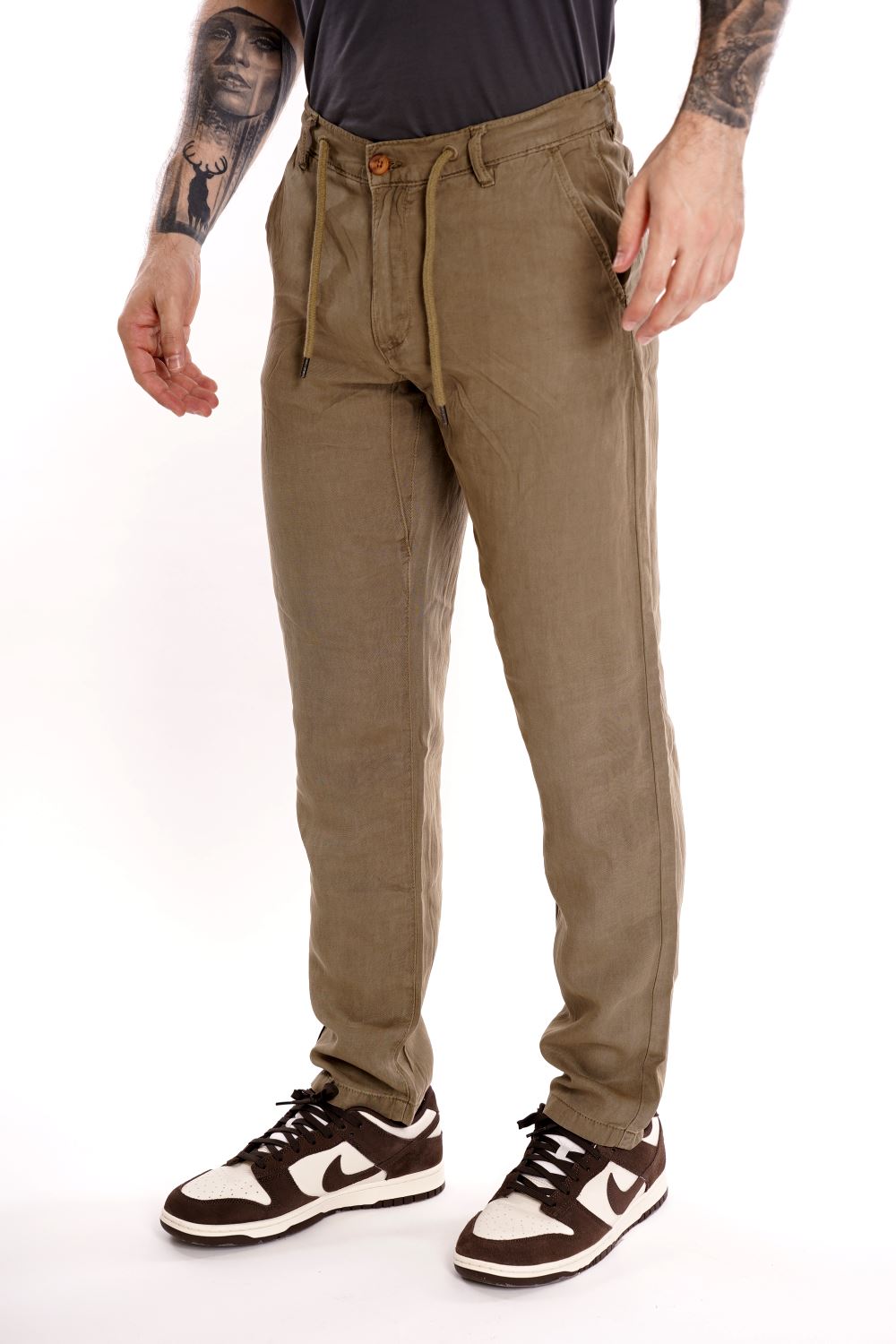 Pantalone INDICODE da Uomo - verde 60413617