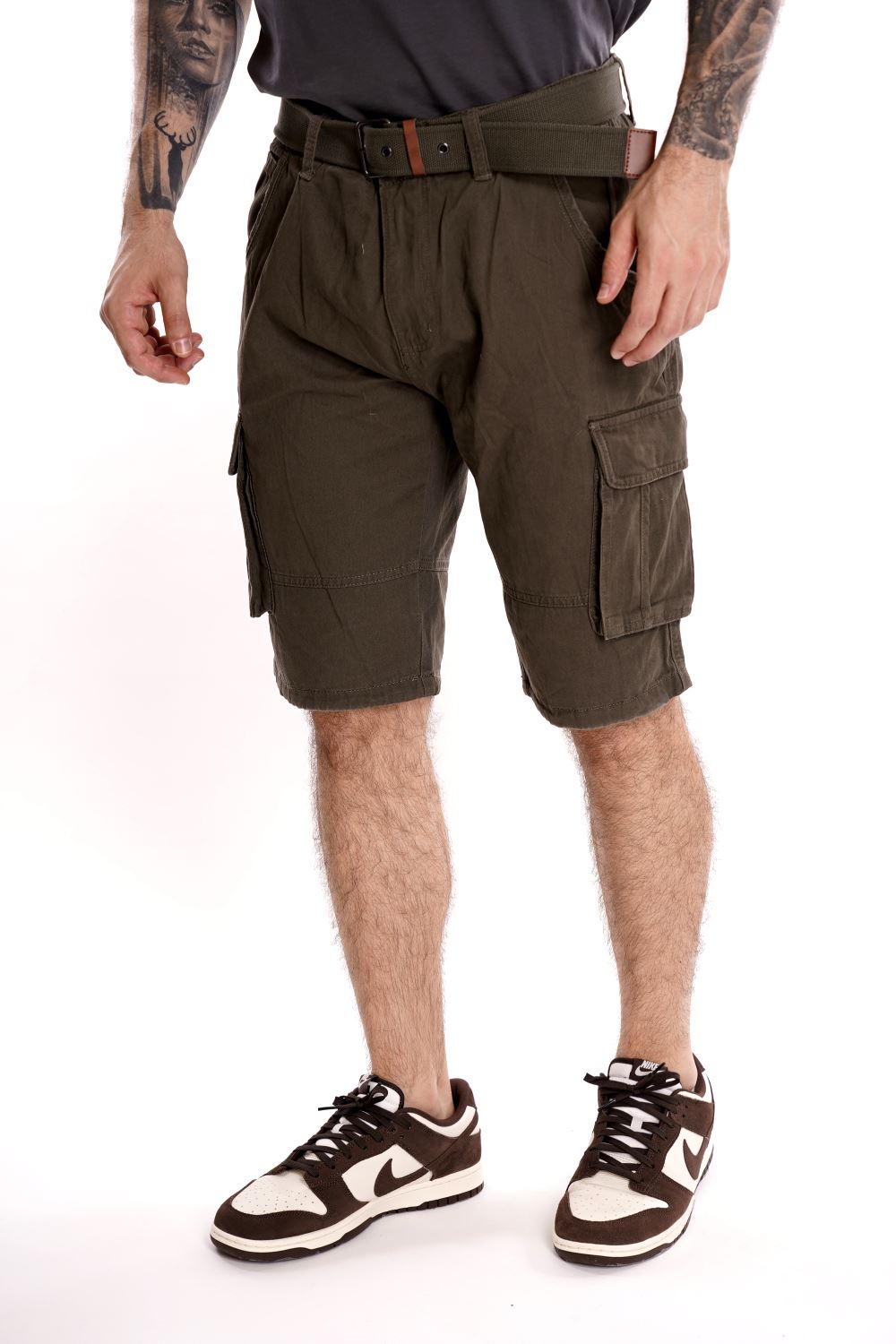 Bermuda INDICODE da Uomo - verde 70042600