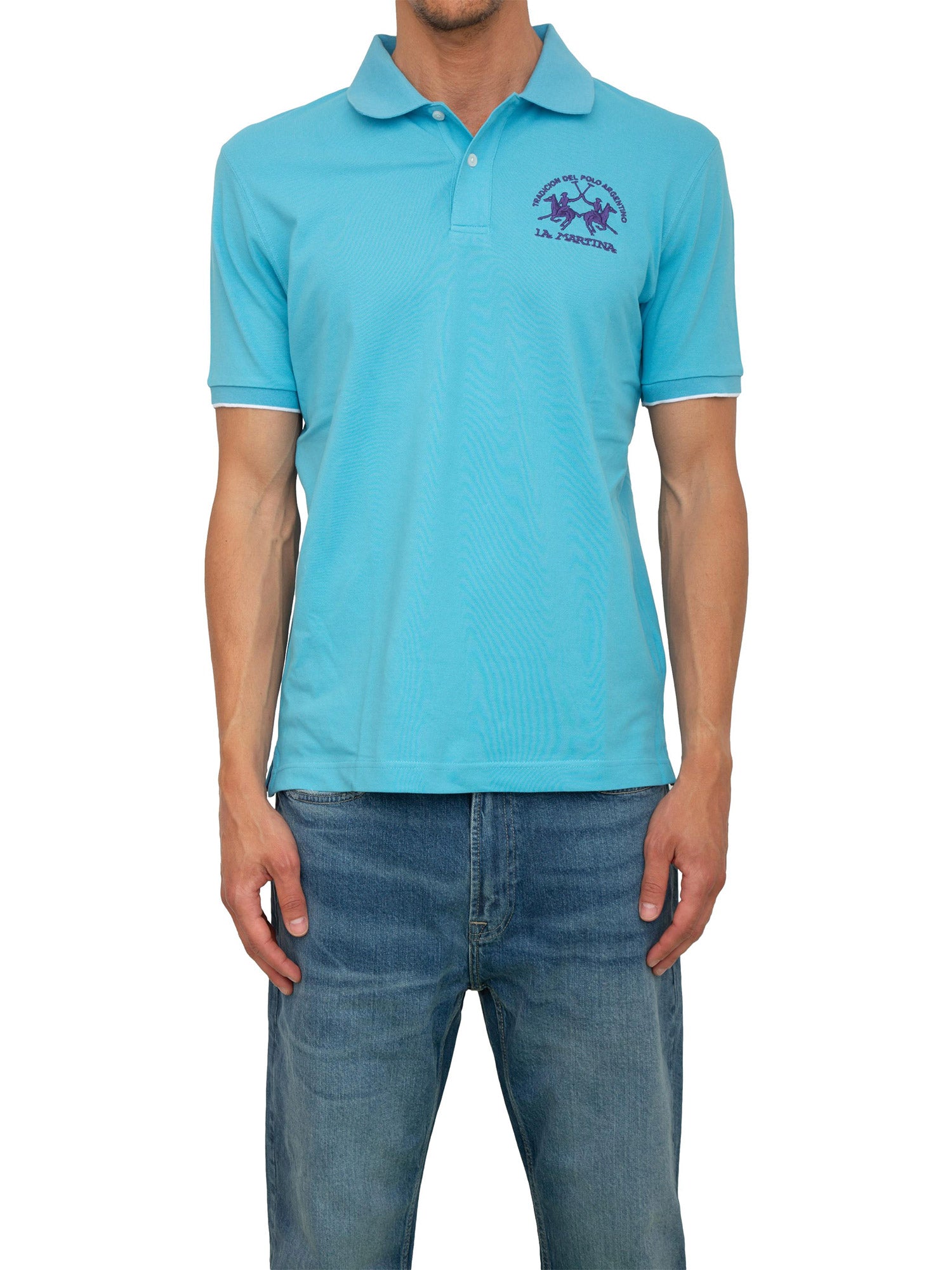 Polo LA MARTINA da Uomo - blu MAP001PK0017222