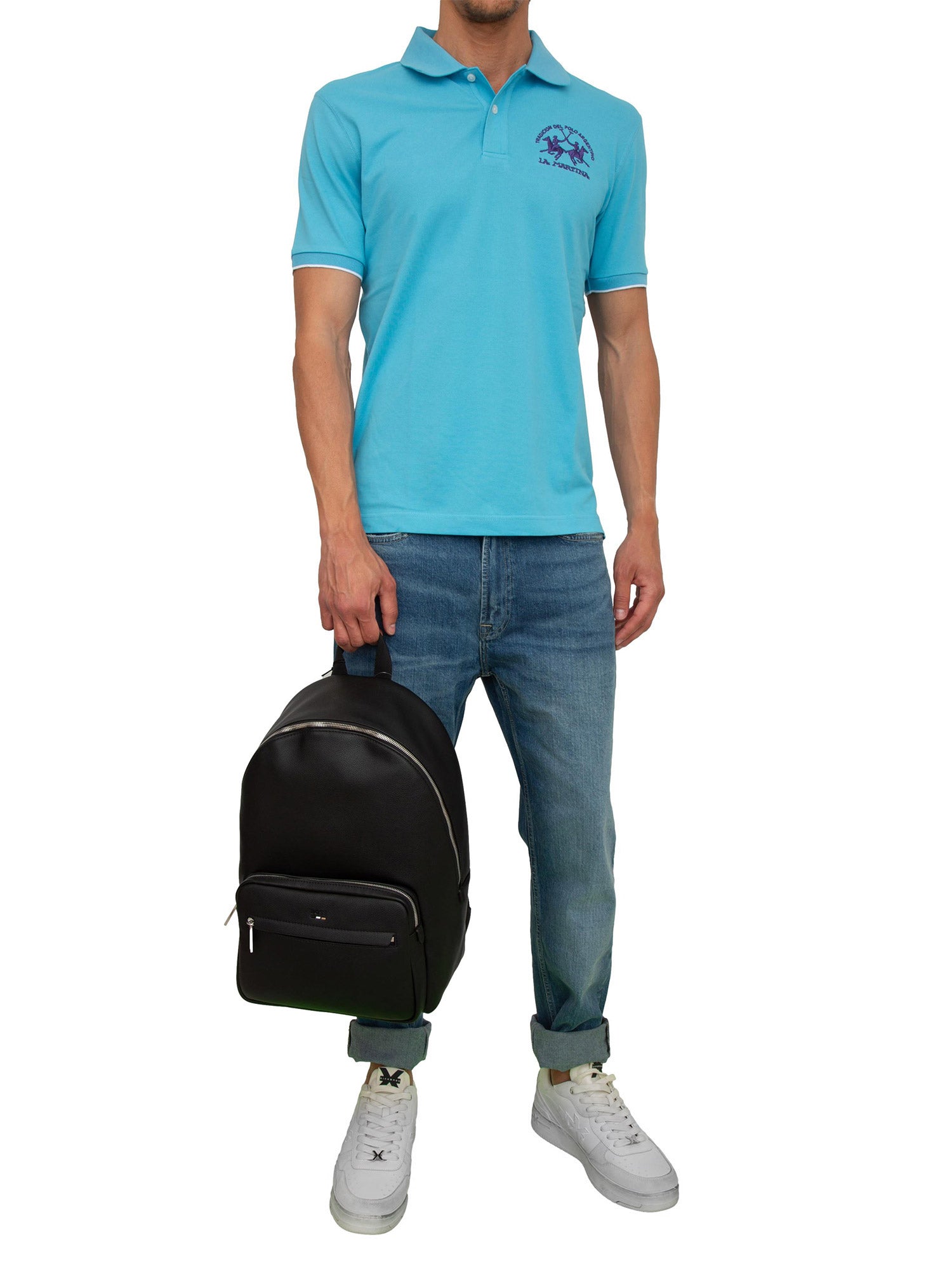 Polo LA MARTINA da Uomo - blu MAP001PK0017222