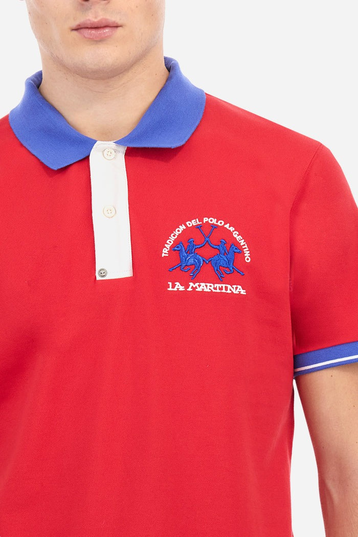 Polo LA MARTINA da Uomo - rosso MAP005PK0016008