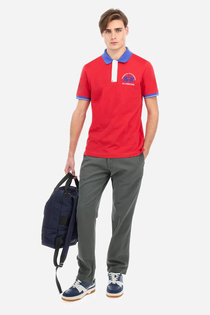 Polo LA MARTINA da Uomo - rosso MAP005PK0016008