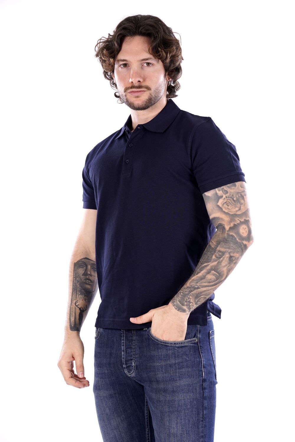 Polo MARK UP da Uomo - blu MK11001BLU