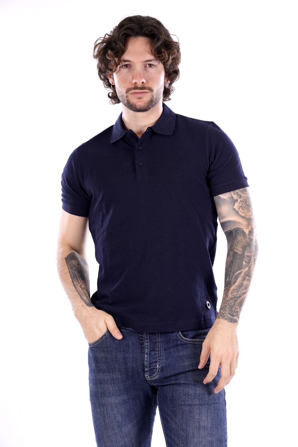 Polo MARK UP da Uomo - blu MK11001BLU