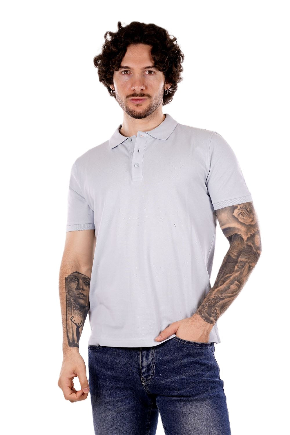 Polo MARK UP da Uomo - blu MK11001CELESTE