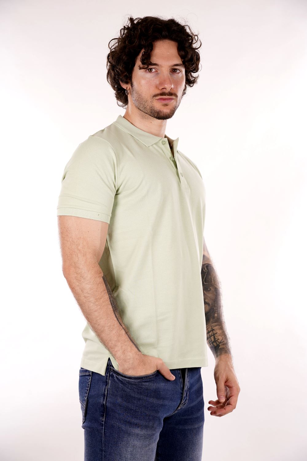 Polo MARK UP da Uomo - verde MK11001MENTA