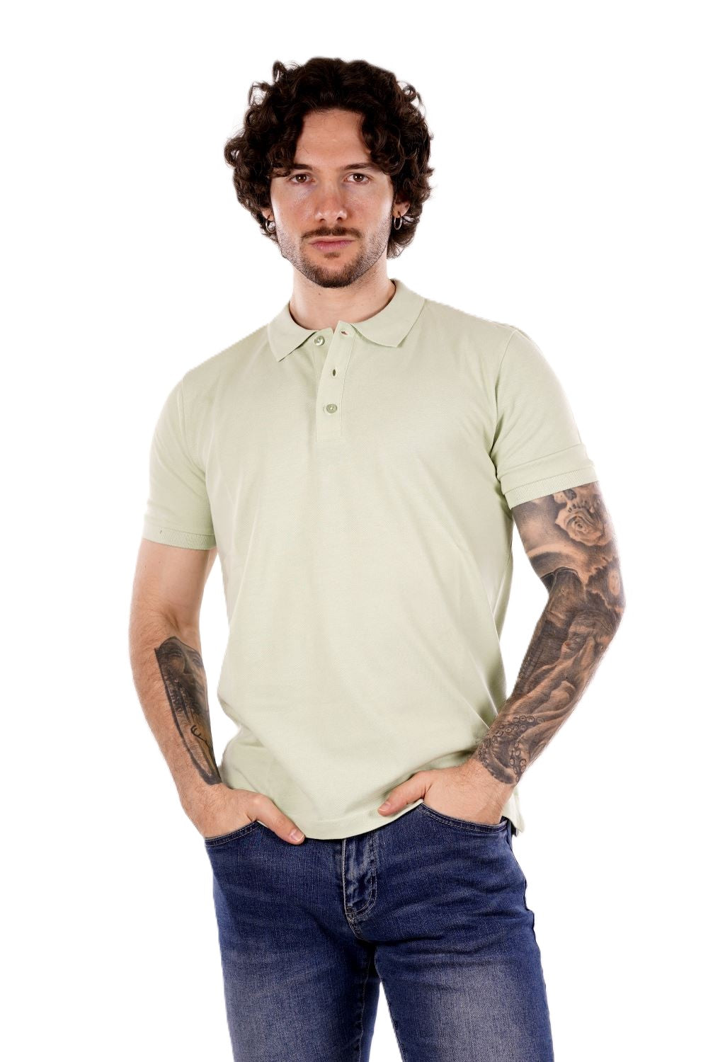 Polo MARK UP da Uomo - verde MK11001MENTA