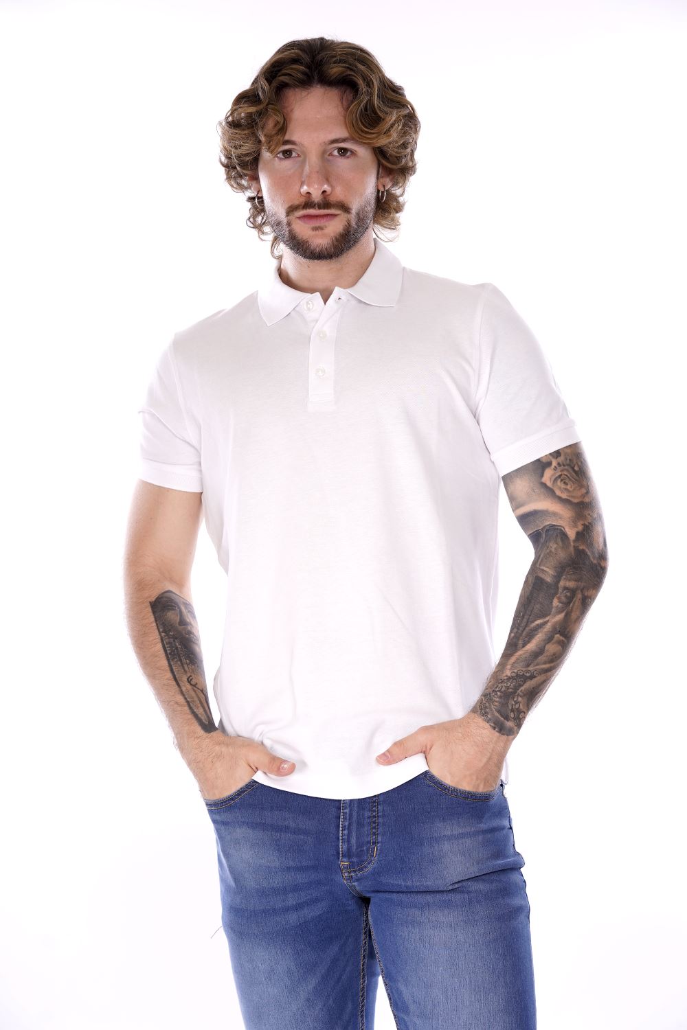 Polo MARK UP da Uomo - bianco MK11001WHT