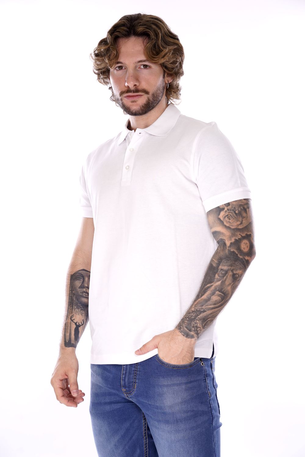 Polo MARK UP da Uomo - bianco MK11001WHT