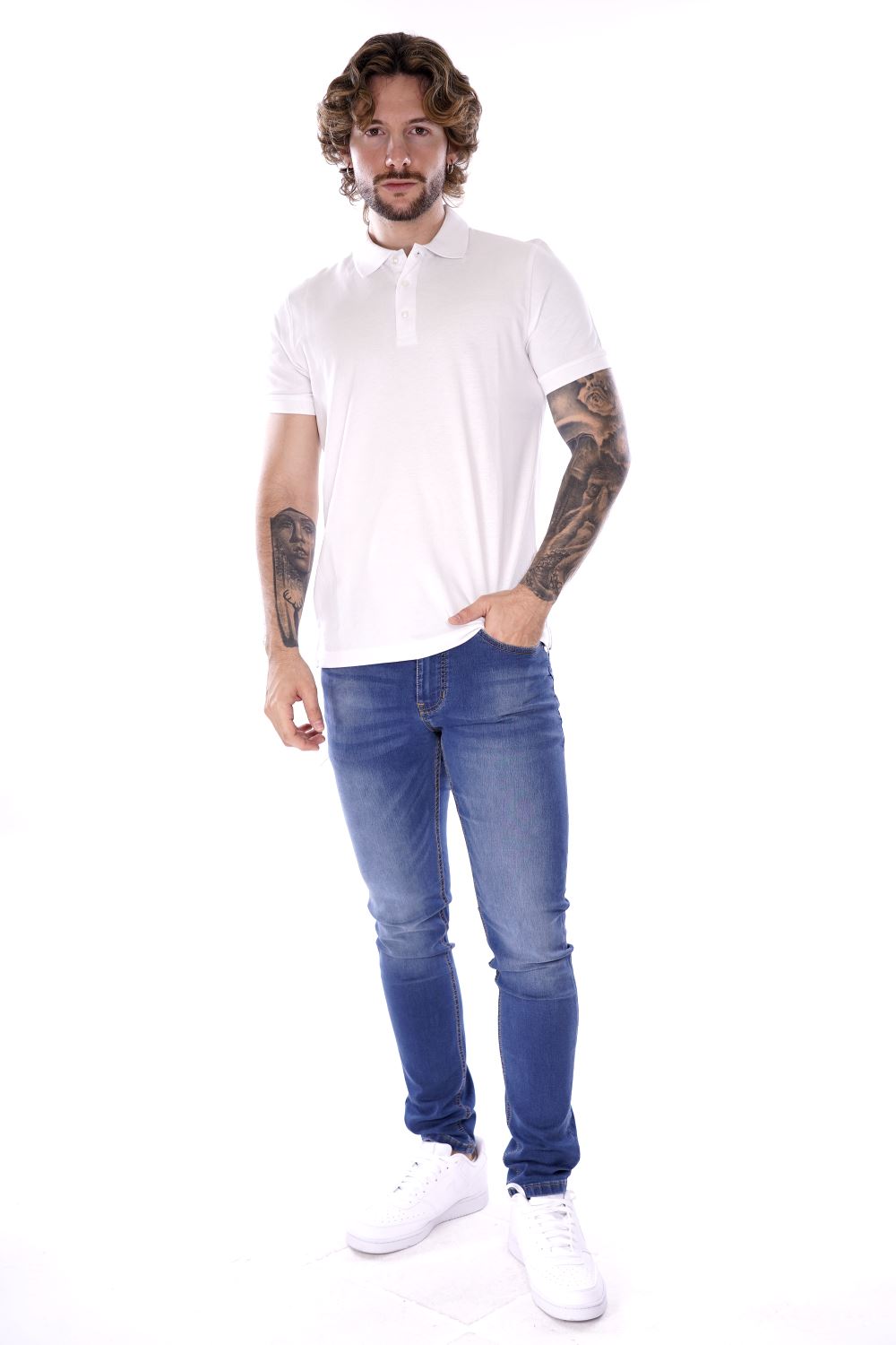 Polo MARK UP da Uomo - bianco MK11001WHT