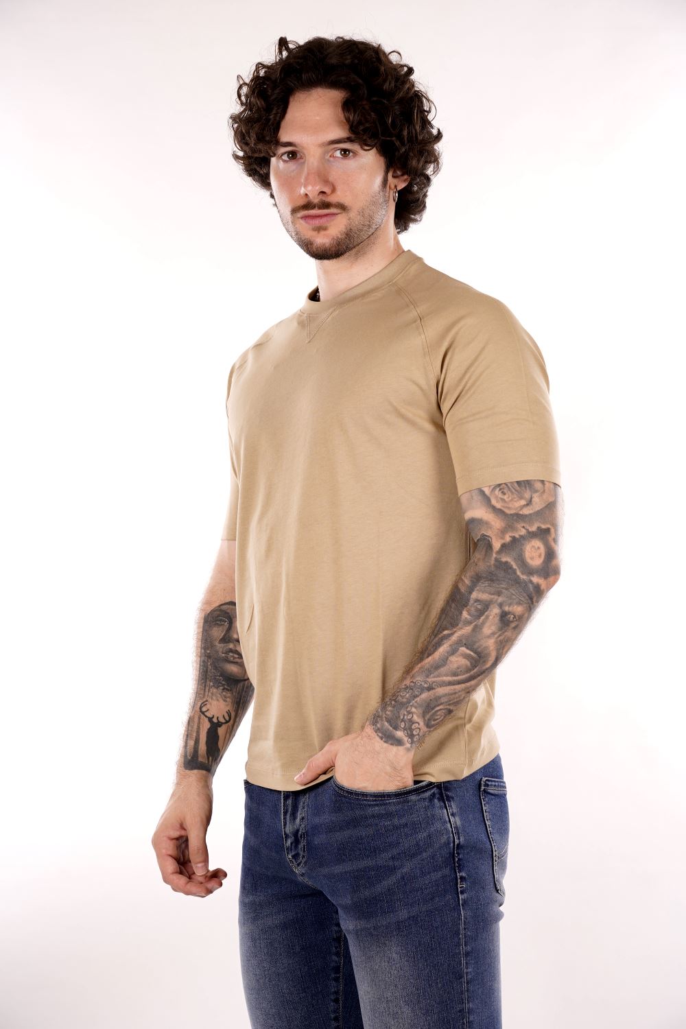 T-shirt MARK UP da Uomo - beige MK891020CORDA