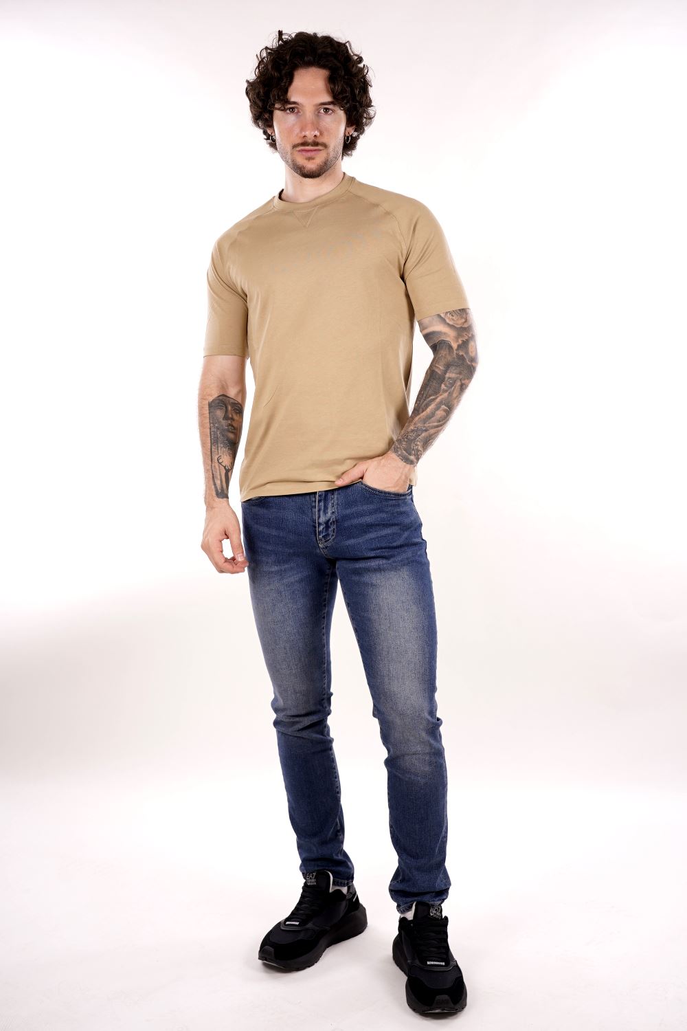 T-shirt MARK UP da Uomo - beige MK891020CORDA