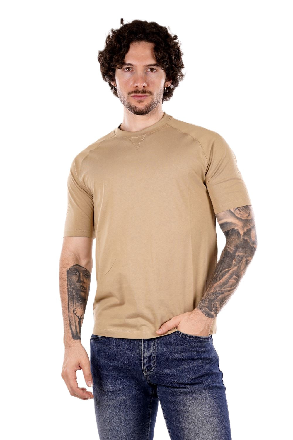 T-shirt MARK UP da Uomo - beige MK891020CORDA