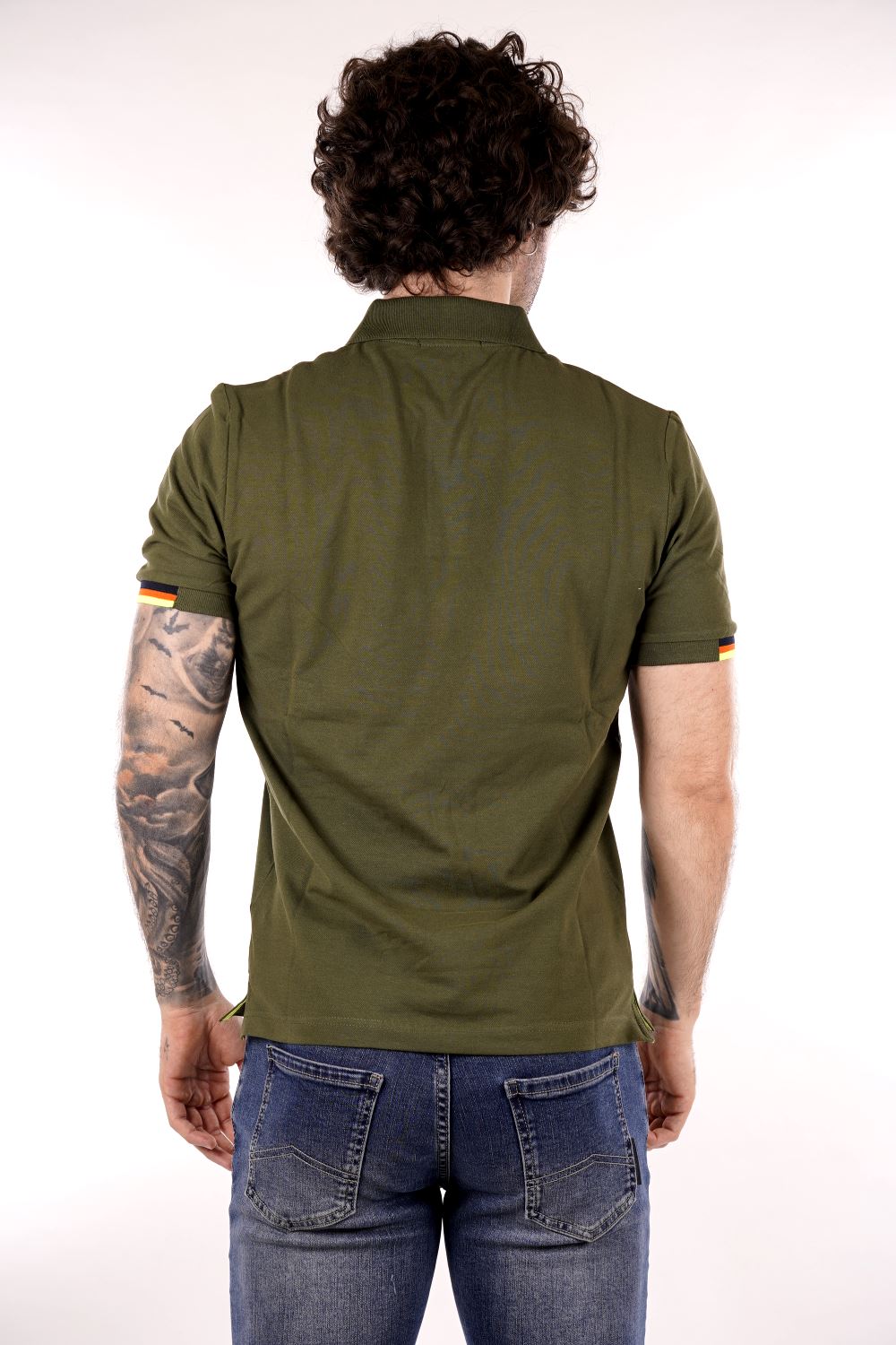 Polo MARK UP da Uomo - verde MK891022MILITARE