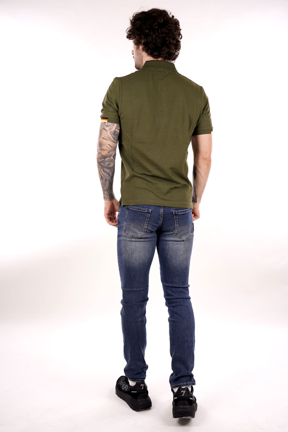 Polo MARK UP da Uomo - verde MK891022MILITARE