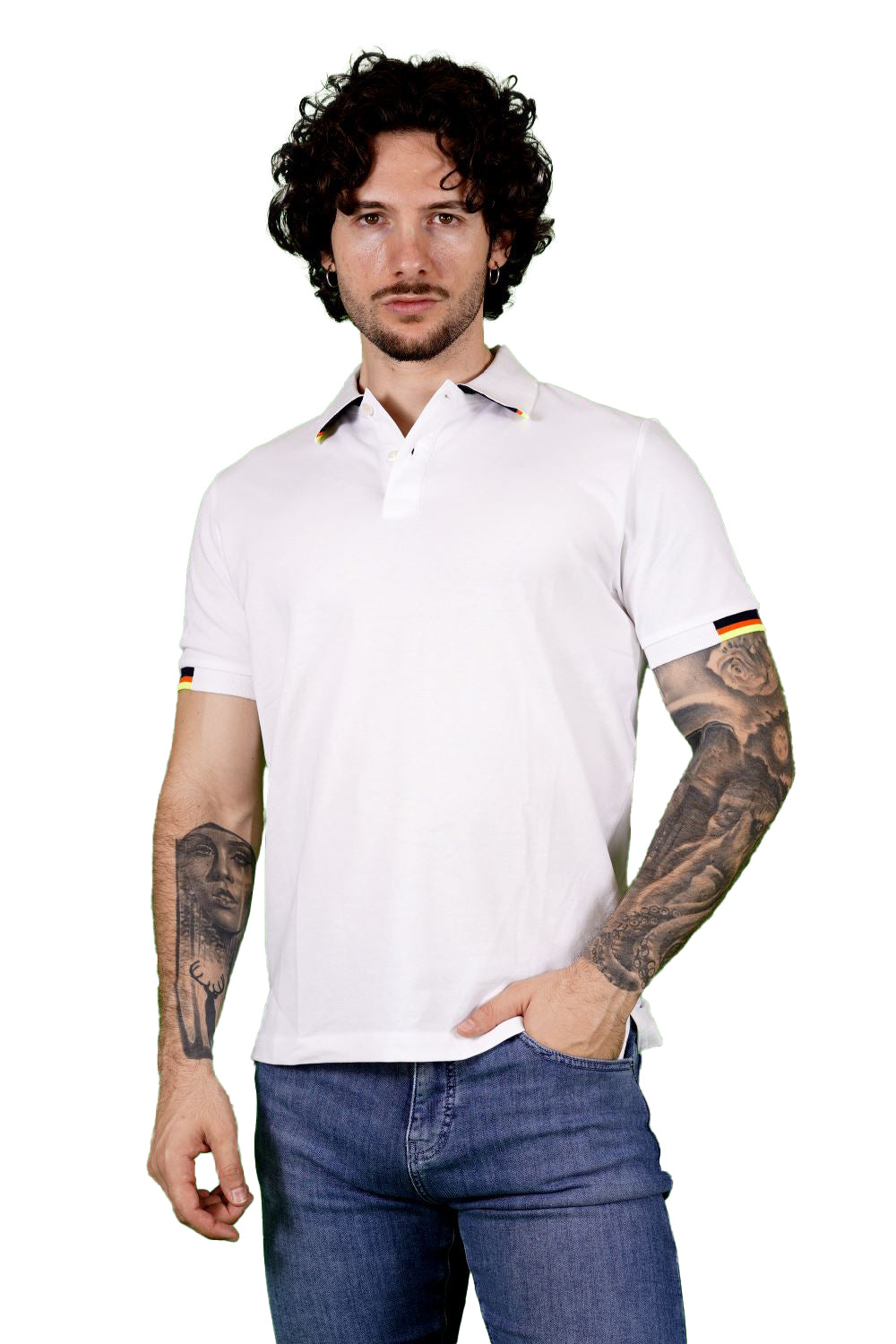 Polo MARK UP da Uomo - bianco MK891022WHT