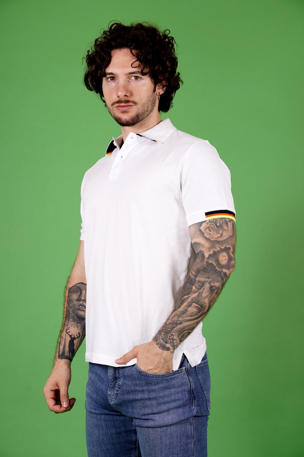 Polo MARK UP da Uomo - bianco MK891022WHT