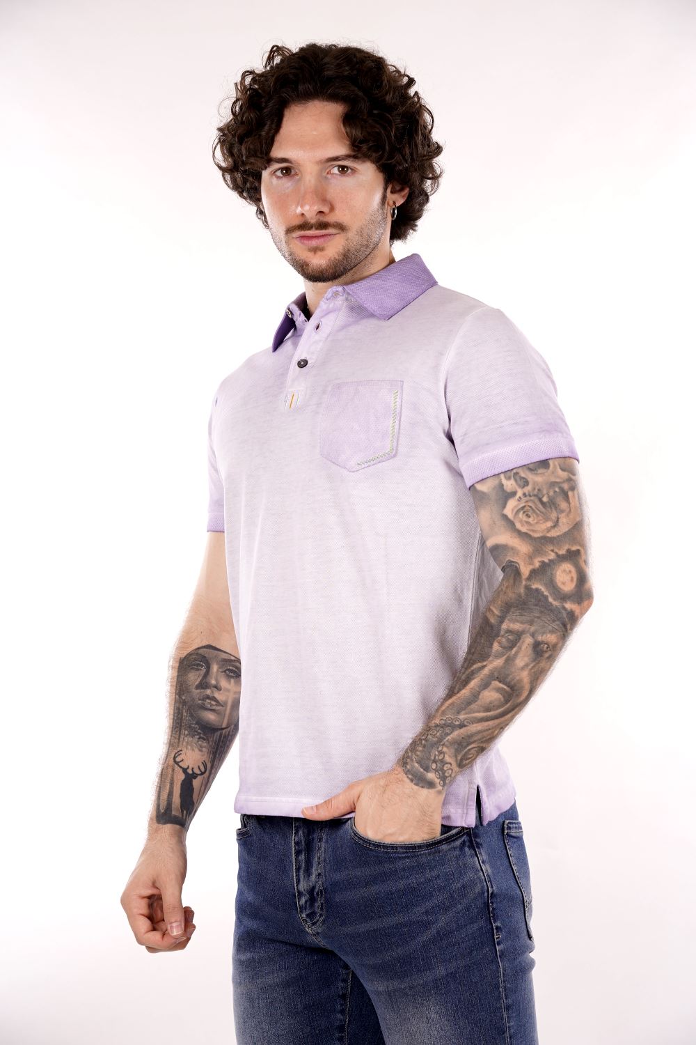 Polo MARK UP da Uomo - viola MK891089LAVANDA