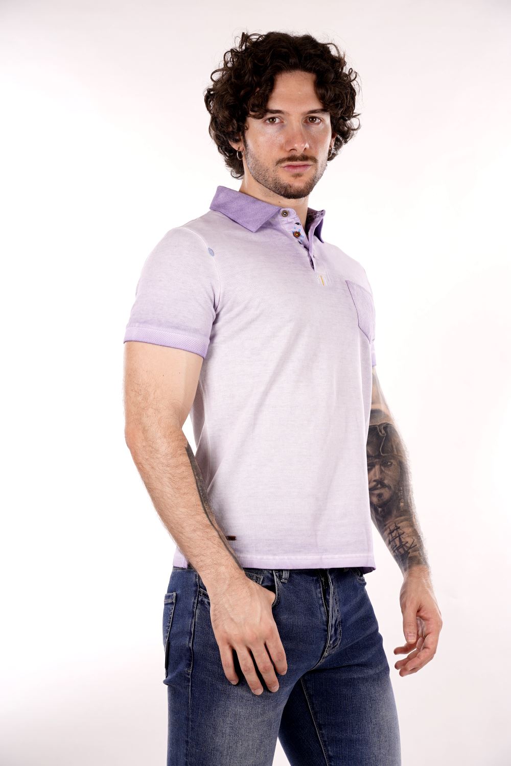 Polo MARK UP da Uomo - viola MK891089LAVANDA