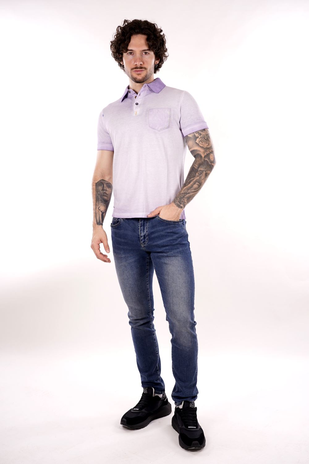 Polo MARK UP da Uomo - viola MK891089LAVANDA