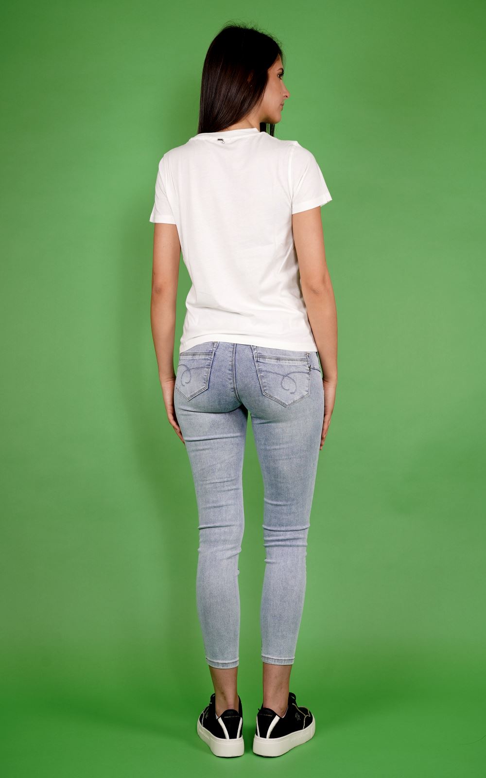 T-shirt MARK UP da Donna - bianco MW861019WHT