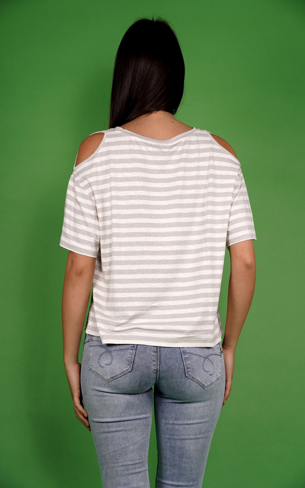 T-shirt MARK UP da Donna - argento MW861032RIGHEORO