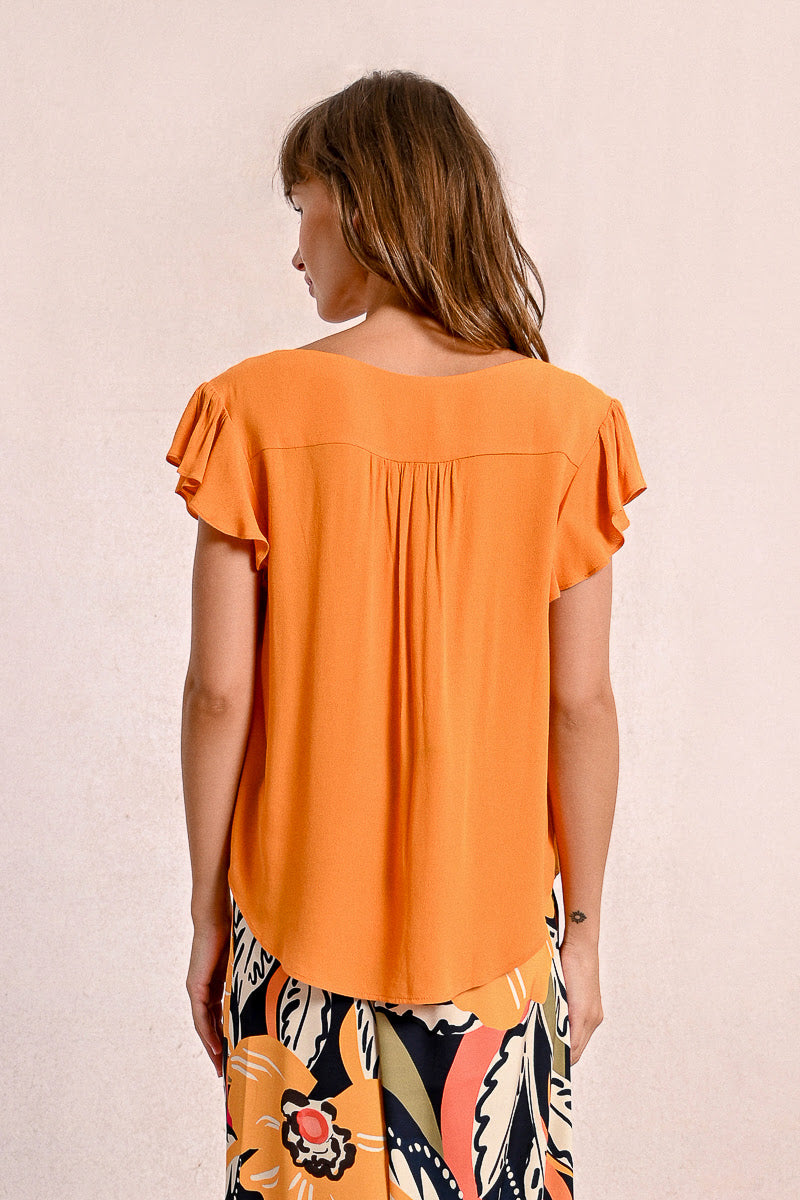 T-shirt MOLLY BRACKEN da Donna - arancione LA1472DEORANGE