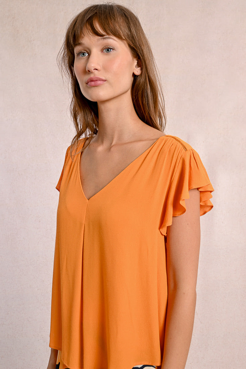 T-shirt MOLLY BRACKEN da Donna - arancione LA1472DEORANGE