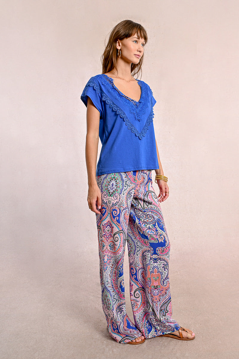 T-shirt MOLLY BRACKEN da Donna - blu LA1743DPBLUE
