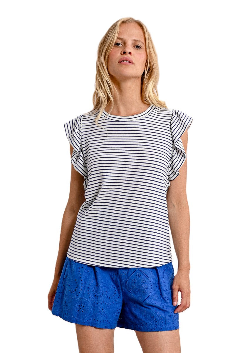 T-shirt MOLLY BRACKEN da Donna - bianco T1945DPWHTBLU