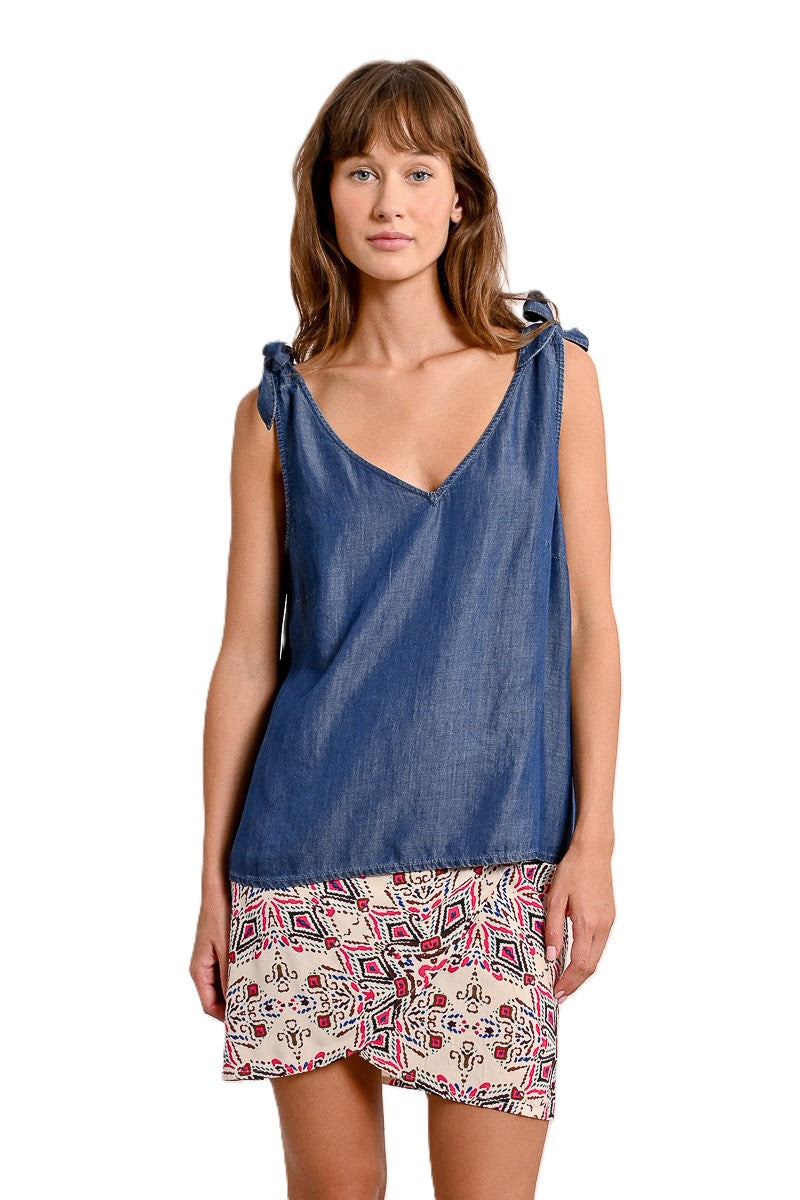 Top MOLLY BRACKEN da Donna - blu Z623DEDENIM
