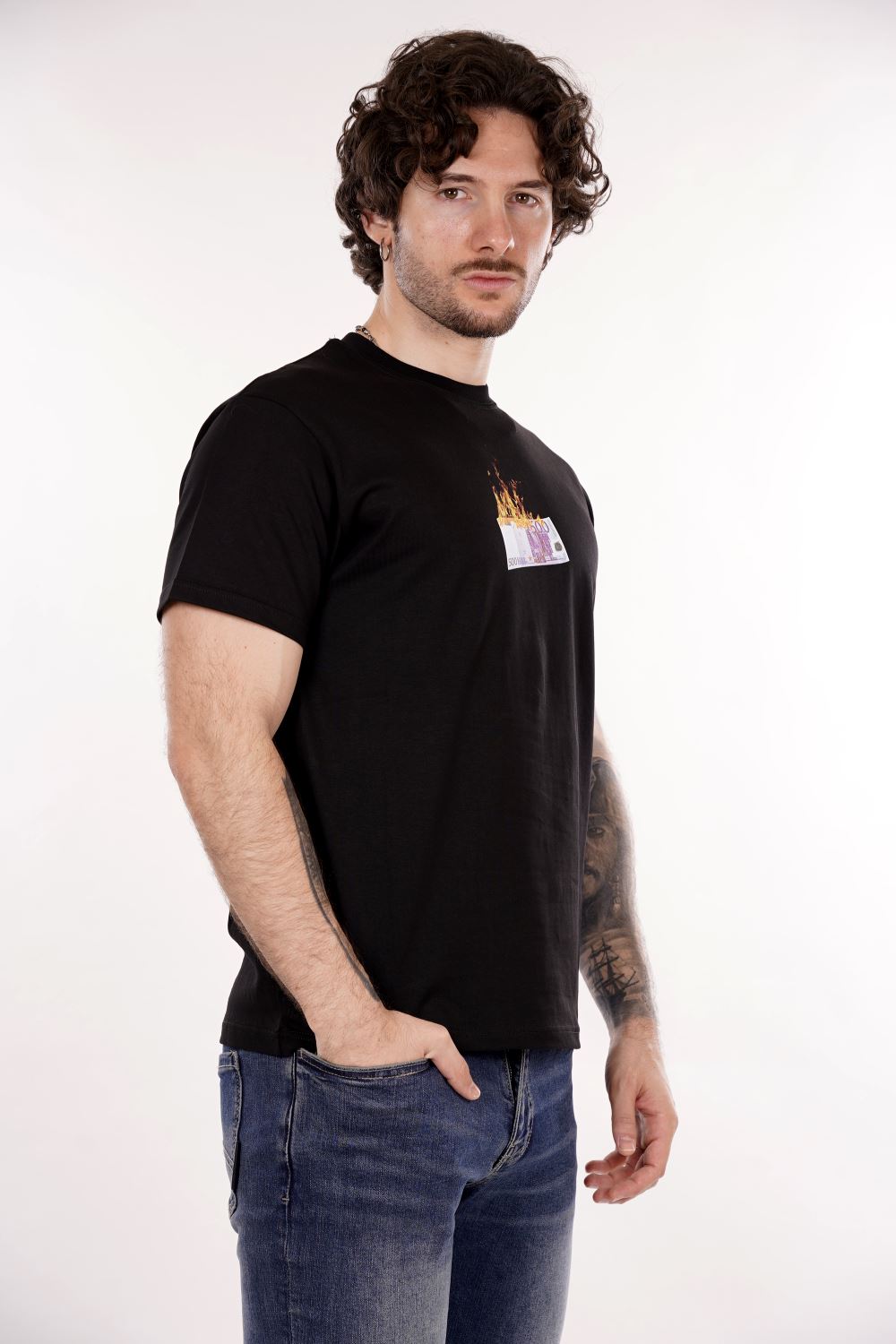 T-shirt PROPAGANDA da Uomo - nero 25SSPRTS916BLK