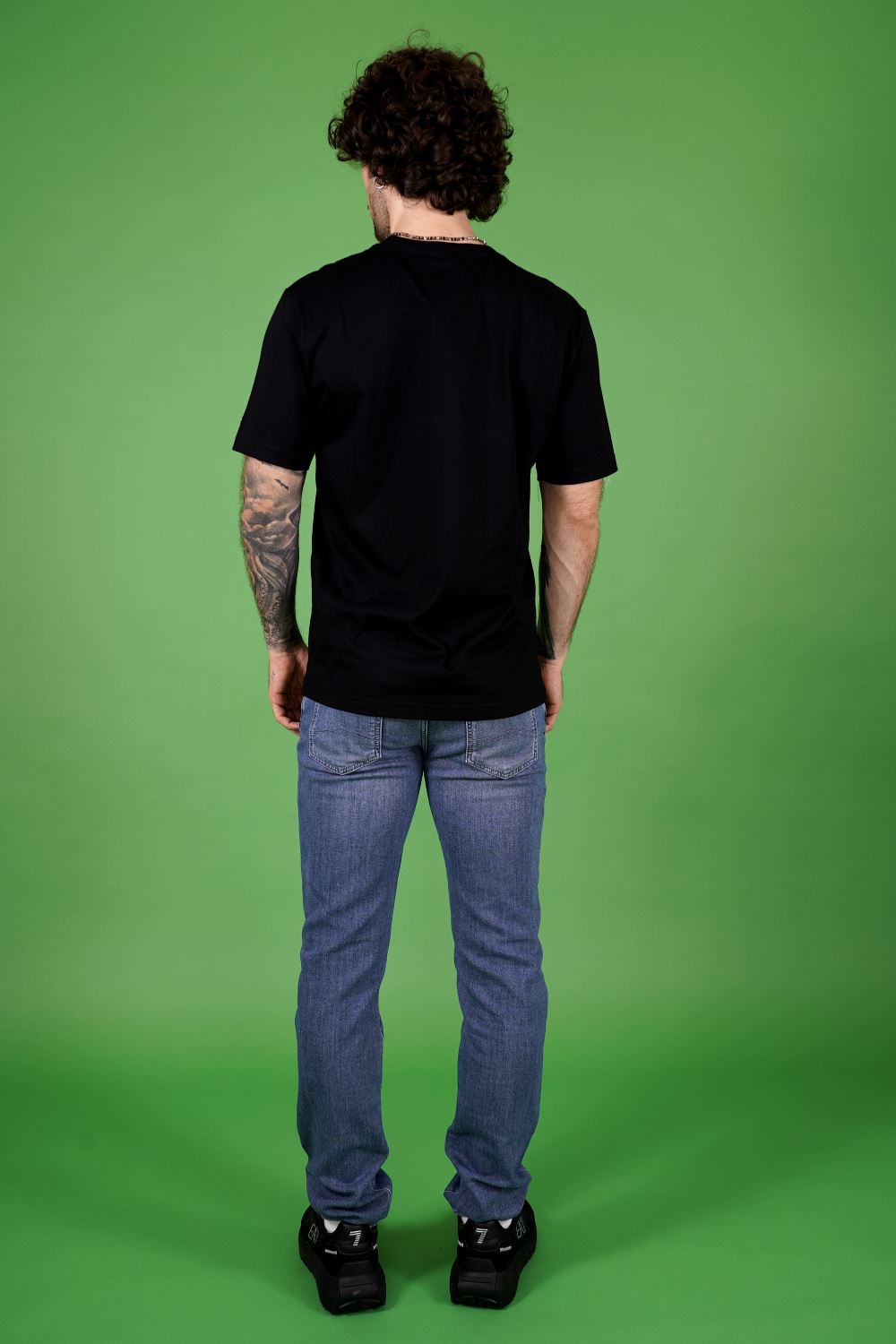 T-shirt STARTER da Uomo - nero 74307BLK