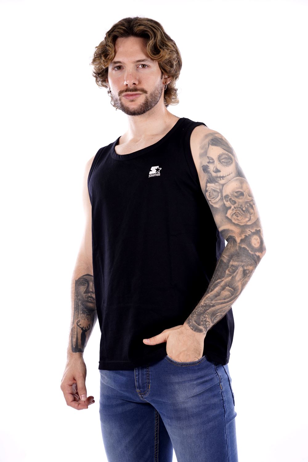 Canotta STARTER da Uomo - nero 74326BLK